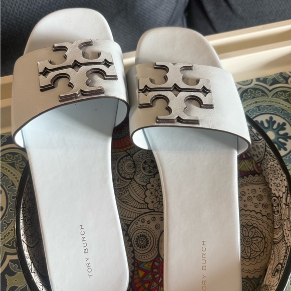 Tory Burch Shoes - Tory Burch INES SINGLE-BAND SLIDE